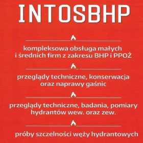 Usługi szkoleniowe, usługi BHP